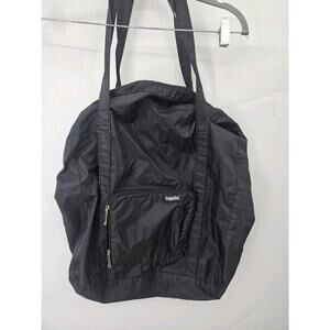 baggallini Black Tote Nylon Large Travel Bag Zip Light Weight